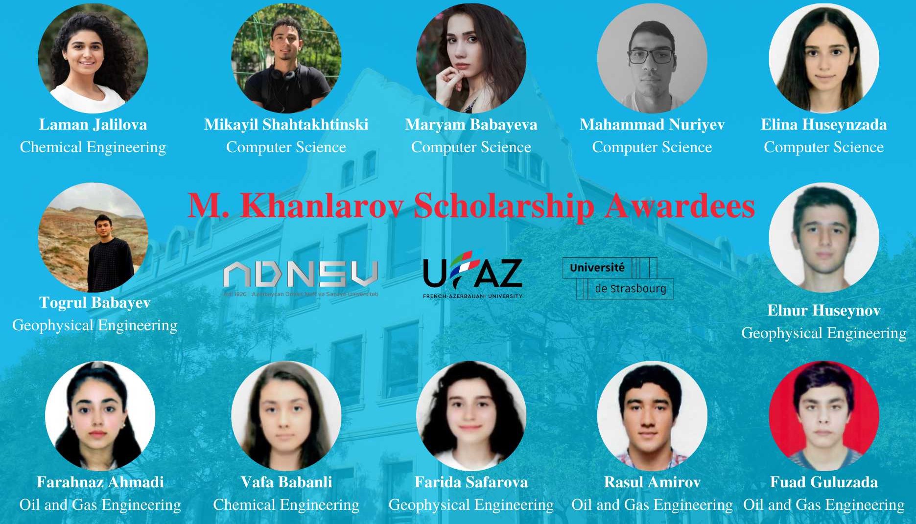 18 tələbə Mövsüm bəy Xanlarov təqaüdünü qazanıb